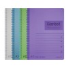 Gambol DS1488 PP Twins Wire Ring Note Book A5 80Pages