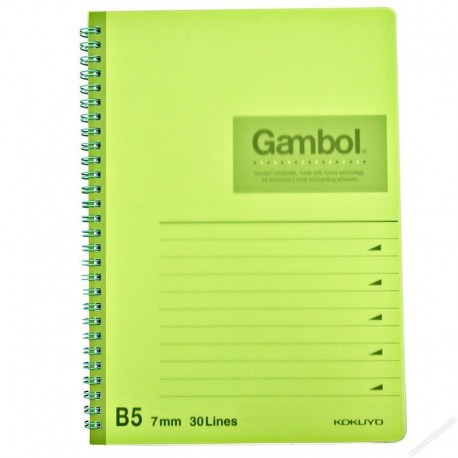 Gambol DS1798 PP Twins Wire Ring Note Book B5 80Pages
