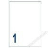 Smart Label 2586LC9 Multipurpose Labels A4 210mmx297mm 100's Clear