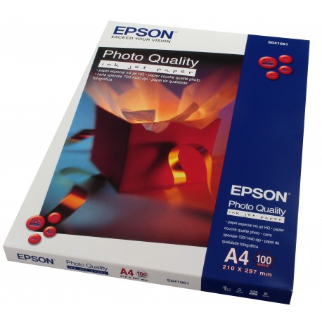 Epson C13S041061 Photo Quality Inkjet Paper A4 100Sheets