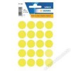 Herma 1884 Round Labels 19mm 100's Luminous Yellow