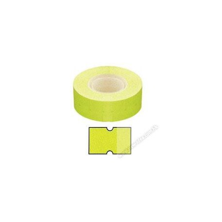 Price Labels 12mmx22mm 10Rolls Fluorescent Yellow