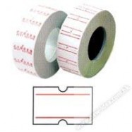 Price Labels 12mmx22mm 10Rolls 2 Red Lines on White