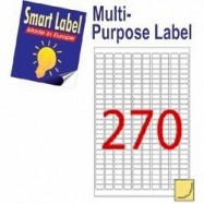 Smart Label 2615 Multipurpose Labels A4 17.8mmx10mm 27000's White