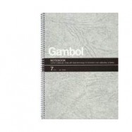 Gambol S6007 Twins Wire Ring Note Book B5 7"x10" 100Pages