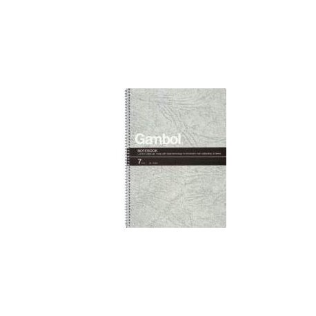 Gambol S6007 Twins Wire Ring Note Book B5 7"x10" 100Pages