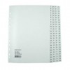 Bantex 6217 PVC Index Divider A4 1-100 Grey