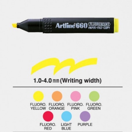 Artline 雅麗 EK-660 螢光筆 藍色/綠色/黃色/紅色/粉紅色/紫色/橙色
