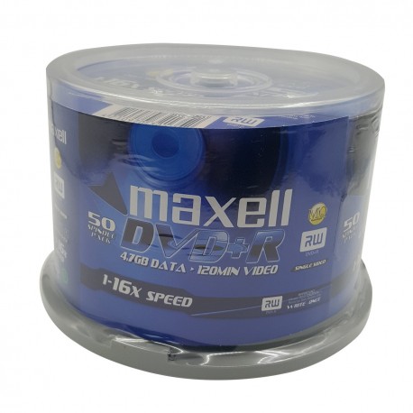 Maxell DVD-R Disk 16x 50's Cake Pack
