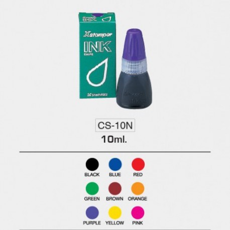 Artline CS-10 Xstamper Ink 10ml Blue