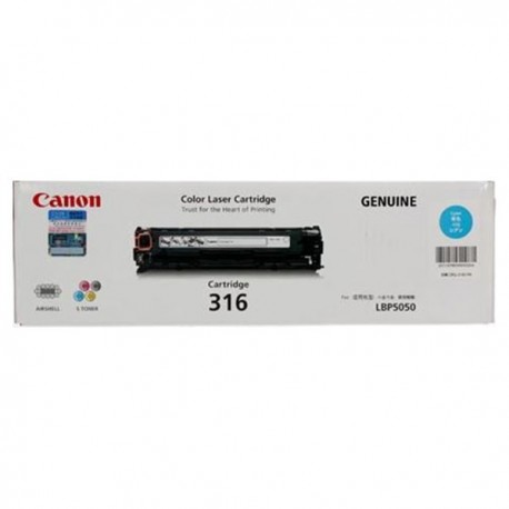 Canon 316C Toner Cartridge Cyan