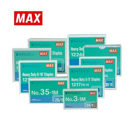 Max 1208FA-H 23/8 Staples 8mm 1000's