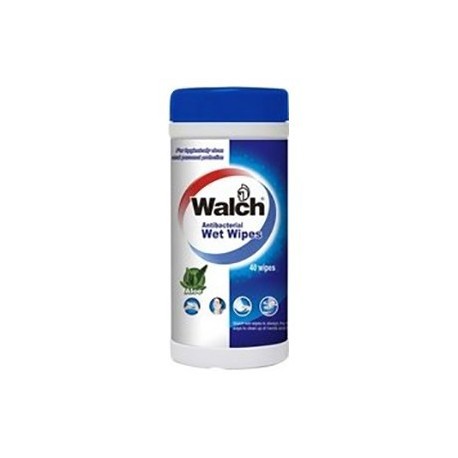 Walch Antibacterial Wet Wipes 40's