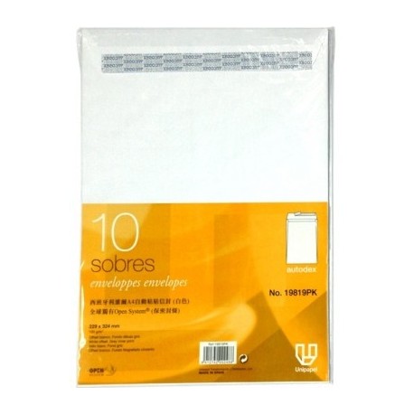 A Tech E9819 Self Adhedive Envelopes A4 10's