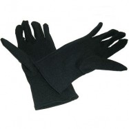 Cotton Gloves For Female 12Pairs Black