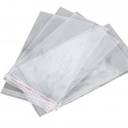 Self Adhesive Clear Bag 5.5"x7.5"x1.5" 100's