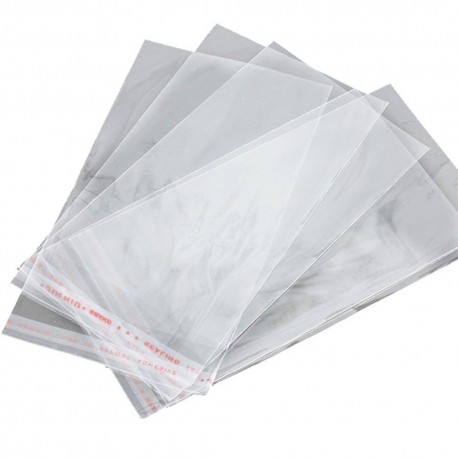 自黏貼透明袋 4.5吋x7吋x1.5吋 100個