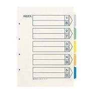 King Jim 1000S Paper Color Index A3S 5Tabs Vertical 10Sets