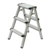 Double Side Without Handle 3-Step Ladder