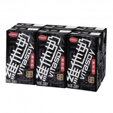 Vitasoy Black Soya Bean Milk 250ml 6Paper-packed