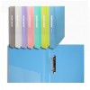 Data Bank EM647 2 Ring Binder A4 1.5" 38mm Matt Clear, Purple,Green,Blue,Yellow,Pink