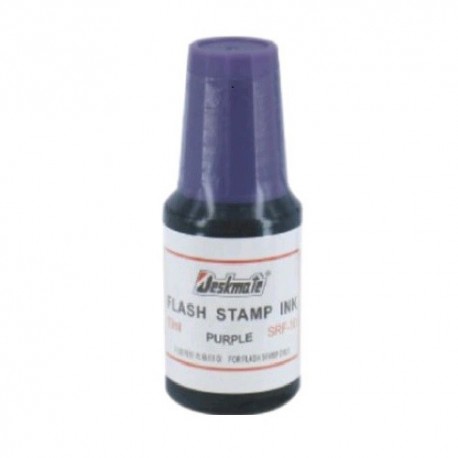 Deskmate Stamper Ink 10ml Purple