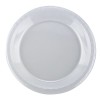 Plastic Plate 9" 600's White