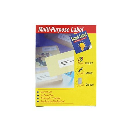Smart Label 2501 Multipurpose Labels A4 25.4mmx25.4mm 6600's White