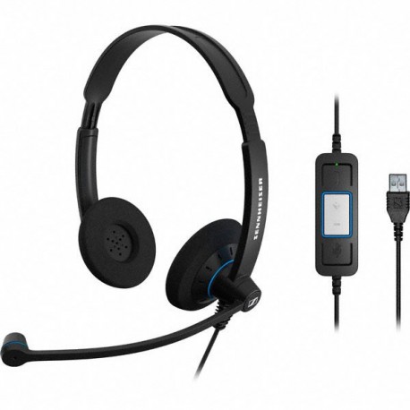 Sennheiser SC60 USB CTRL 雙邊有線耳機