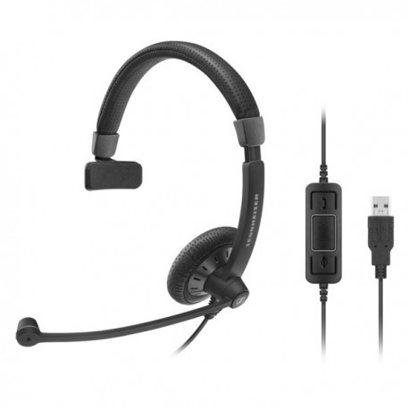 Sennheiser SC40 USB MS BLACK 單邊有線耳機