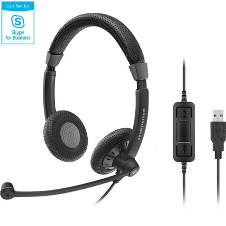 Sennheiser SC70 USB MS BLACK 雙邊有線耳機