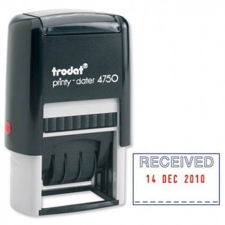 Trodat 4750/L1 Self-Inked Date Chop