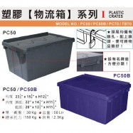 PC50 儲物箱 23-5/8吋x15-3/4吋x12-5/8吋 灰色