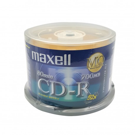 Maxell CD-R Disc 700MB 52x 50's Cake Pack