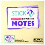 Stick-N 21007 Note 3"x3" Yellow