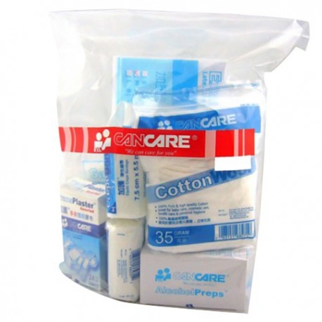 Cancare First Aid Kit Refill Set For 1 Person to 9 Persons