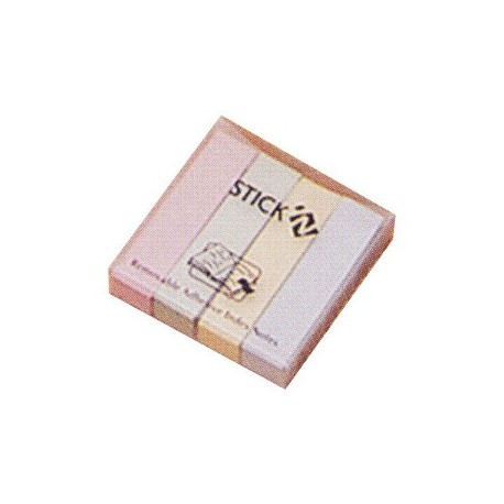 Stick-N 21016 Index Note 12mmx50mm 4 Colors Pastel
