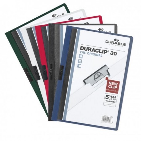 Durable 2200-10 Duraclip File A4 Dark Grey