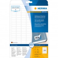 Herma 10001 Premium Labels A4 24.4mmx10mm 25Sheets 4725's White