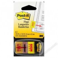 3M Post-it 680-9 Sign Here Printed Flags