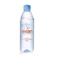 Evian Mineral Water 500ml Plastic Bottle 24Bot