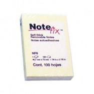 3M Note fix NF6 Self-Stick Removable Note 2"x3" Yellow
