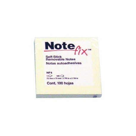 3M Note fix NF4 Self-Stick Removable Note 3"x3" Yellow