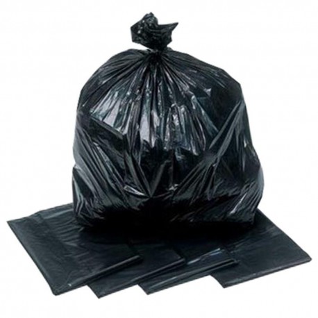 PE Garbage Bag Thick 36"+12"x50" 50's Black