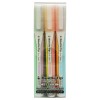 KOKUYO Dual Color Highlighter 3-Color Set Soft Yellow/Soft Pink, Soft Purple/Soft Green, Soft Orange/Soft Blue