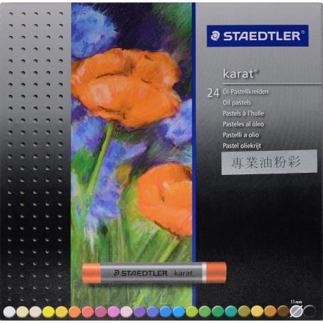 Staedtler karat® 2420 Oil Pastels 24-Color Paper Packing