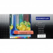 Staedtler karat® 2430 Soft Pastel Chalks 12-Color Paper Packing