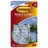 3M Command 17091CLR Clear Medium Hooks 2's