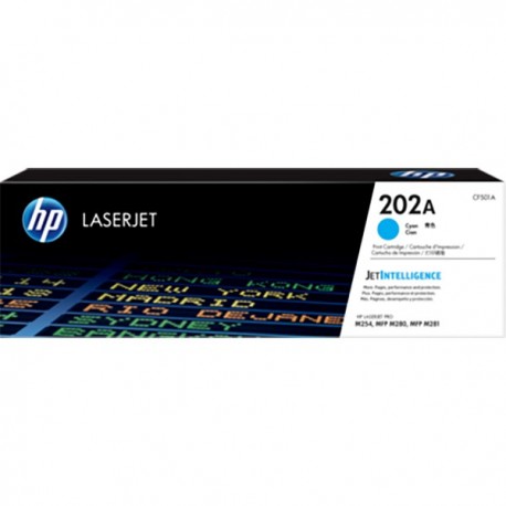 HP CF501A 202A Cyan LaserJet Toner Cartridge