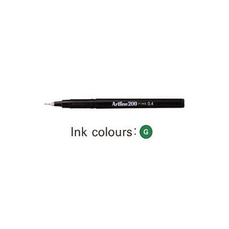 Artline 200 Sign Pen Green